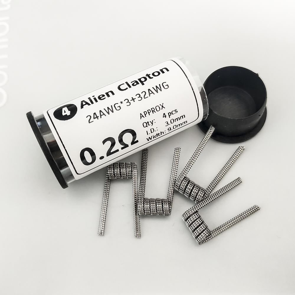 Coil Building Kit - 4 stuks Premade Weerstandsdraad A1 26x3+32AWG/0.3ohm