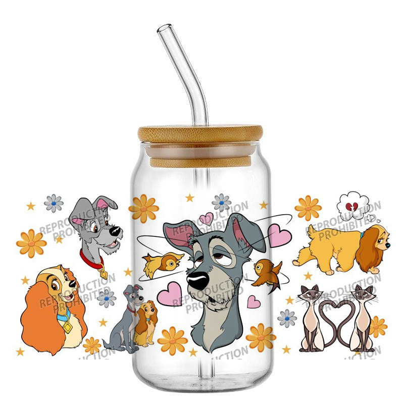 Rdta Tank Glass - Hotsale Beroemde Cartoon Schattige Lady Tramp