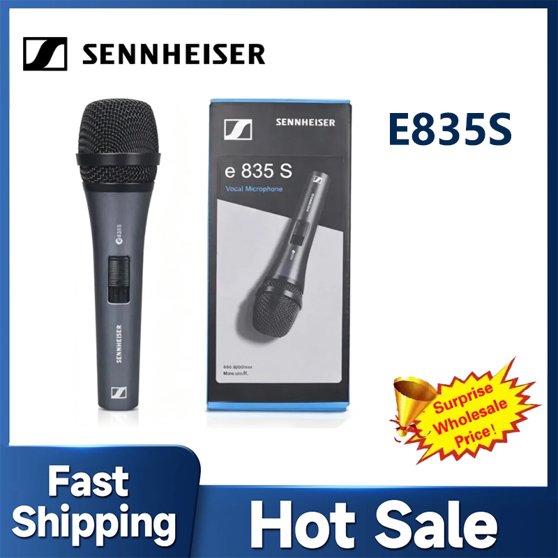 Shure Mic Sm58 - Sennheiser E835S Cardioïde Dynamische Vocale Microfoon