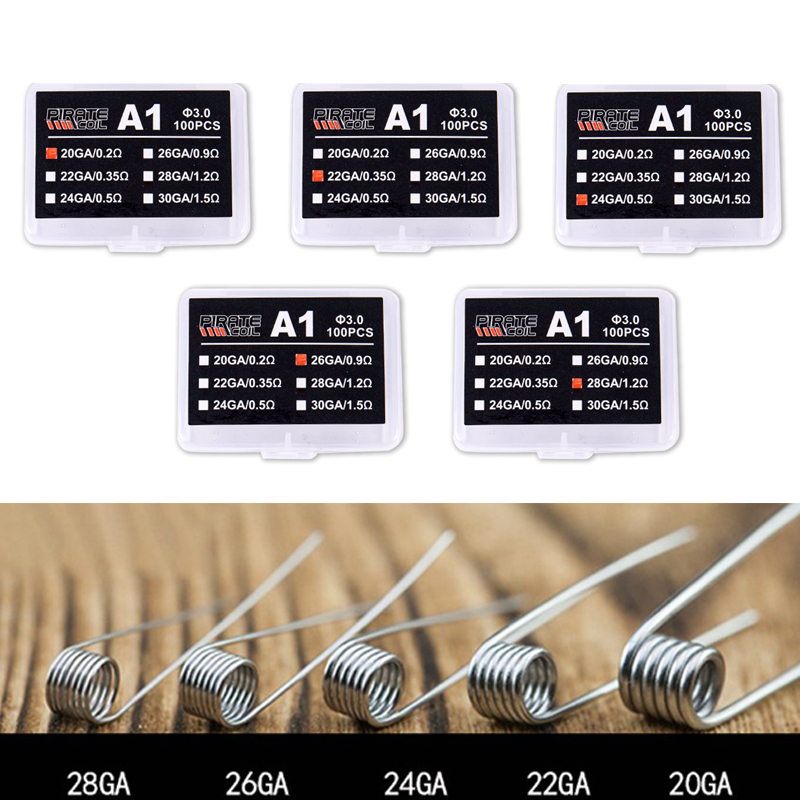 Coil Building Kit - 100 stks/doos Hoge Kwaliteit A1 Spoel
