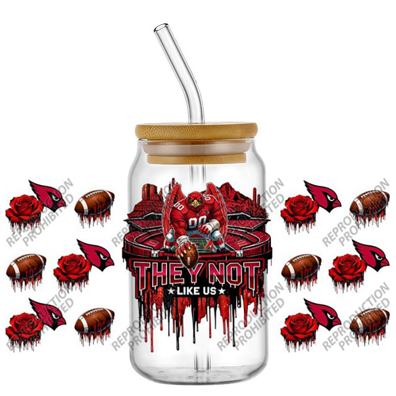 Rdta Tank Glass - Hotsale Populaire Voetbal Coole Team Mascottes