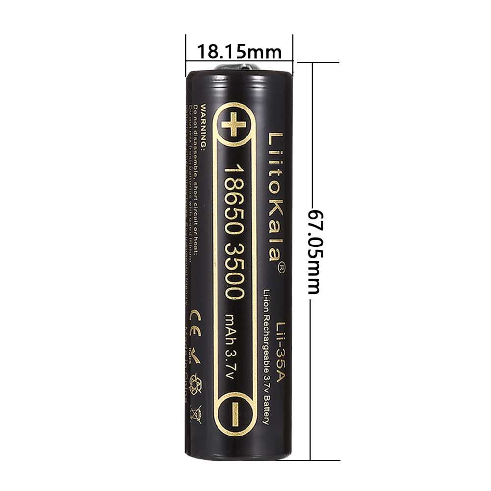 2-10 stuks LiitoKala Lii-35A 1 - Vape Battery 18650 recensie en prijs