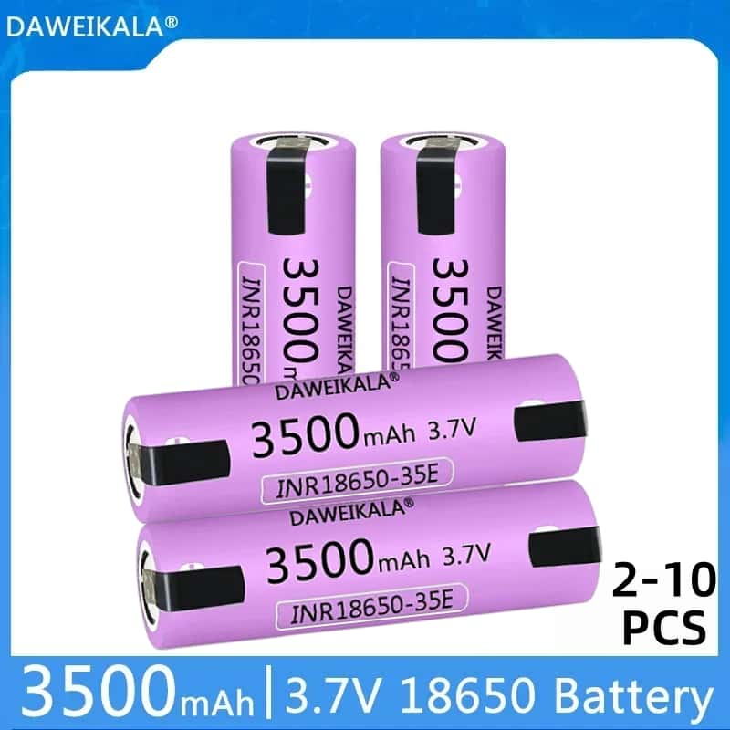 18650 35E 3500mAh 20A oplaadba - Vaping Goods recensie en prijs