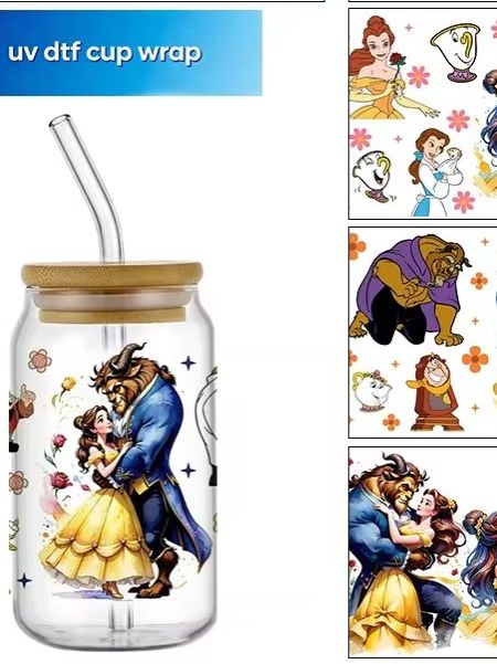Populaire cartoon prinses UV D - Rdta Tank Glass recensie en prijs