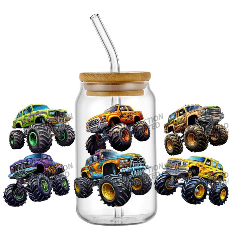 Monster Truck design UV DTF Wr - Rdta Tank Glass recensie en prijs