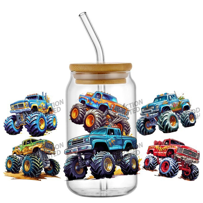 Monster Truck design UV DTF Wr - Rdta Tank Glass recensie en prijs
