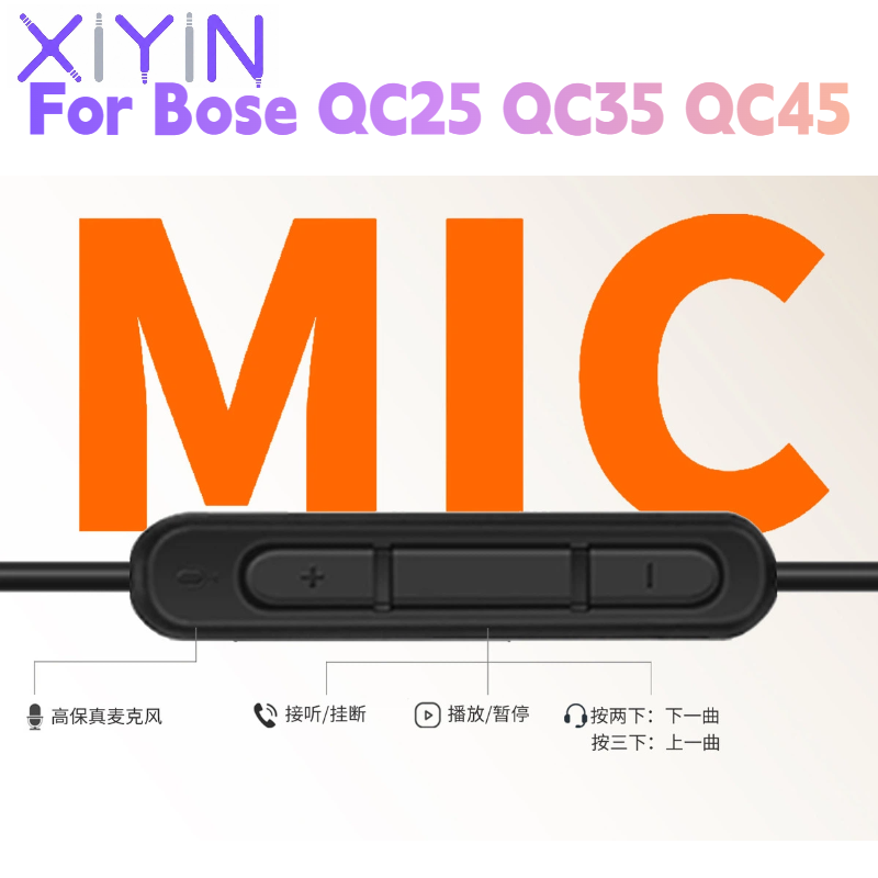Vervangende 1,4 meter DAC Type - Bose Headphone Qc45 recensie en prijs