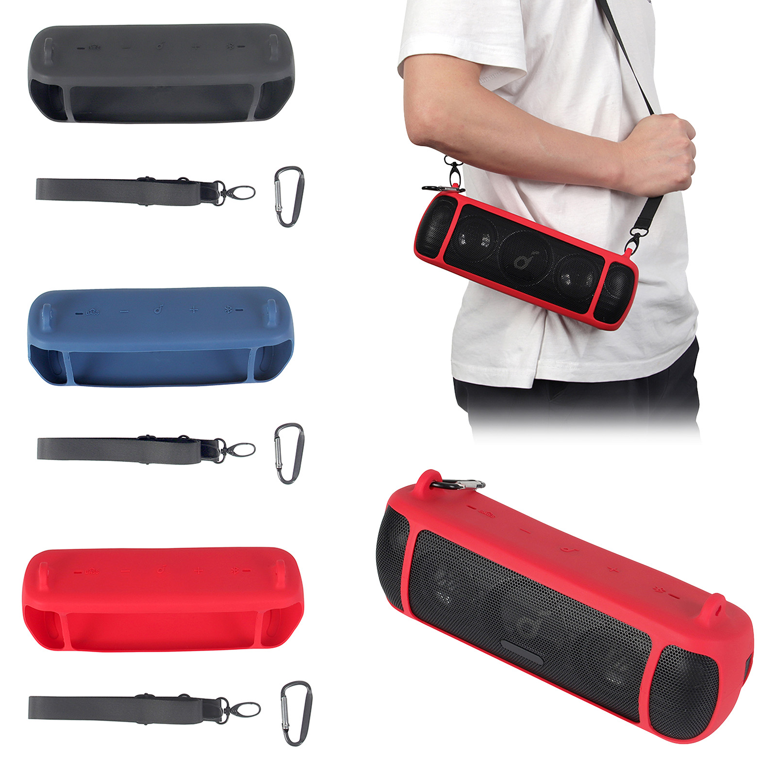Siliconen Cover Skin voor Anke - Anker Speaker Soundcore Motion+ recensie en prijs